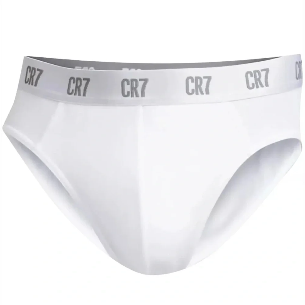 NEW Size XL Cristiano Ronaldo CR7 Underwear Collection 3 Pack White Briefs - Picture 2 of 7